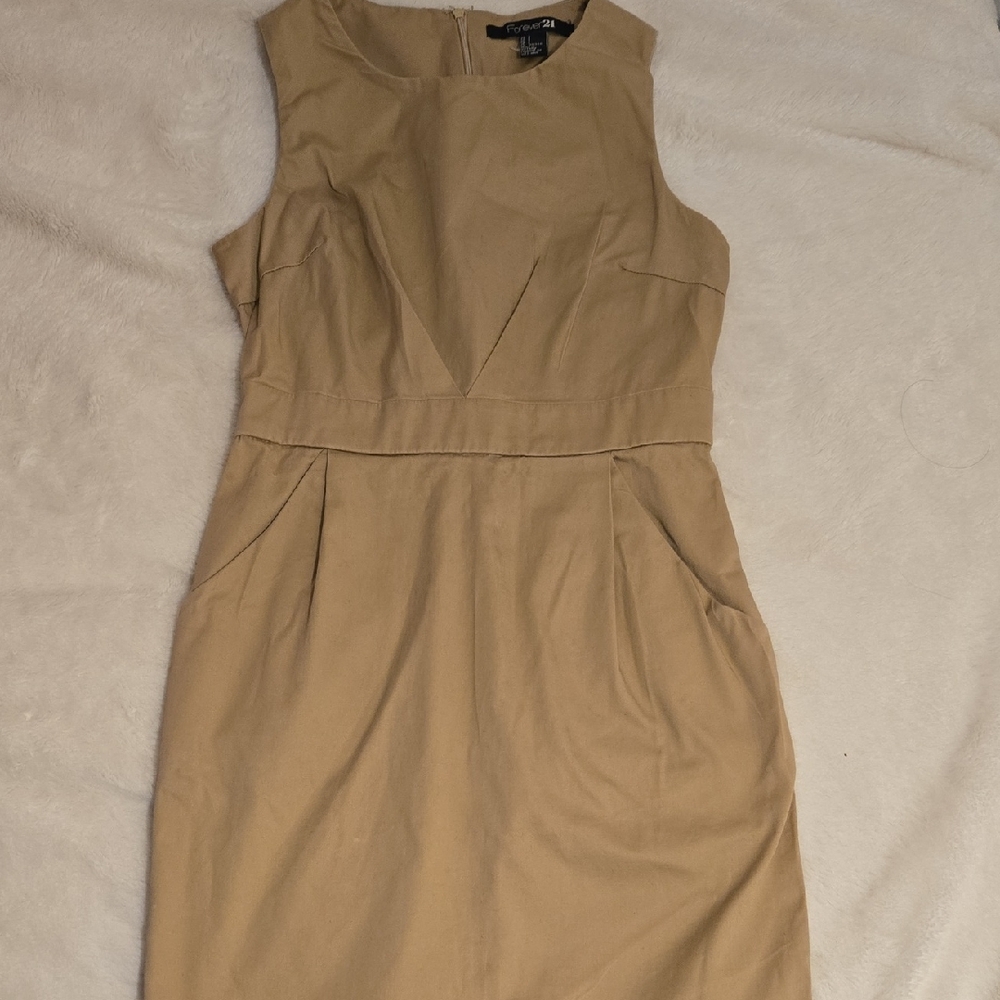 Forever 21 Tan Mini Dress